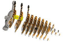 Load image into Gallery viewer, EUGY Tiger 3D Puzzle
