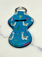Load image into Gallery viewer, Chapstick Holder Keychain: Tie Dye
