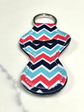 Load image into Gallery viewer, Chapstick Holder Keychain: Chevron
